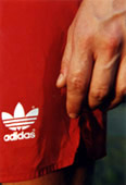 der trick ist zu atmen .adidas-short